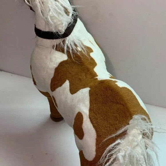 Adventure Planet 19” Standing American Paint Horse Plush Brown Bendable Legs - Picture 5 of 7